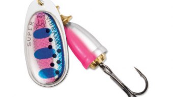 "Blue Fox Classic Vibrax Spinner" — Rainbow Trout — №1