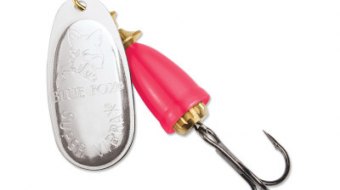 "Blue Fox Classic Vibrax Spinner" — Silver-Hot Pink — №1