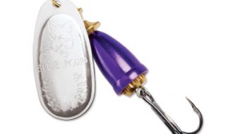 "Blue Fox Classic Vibrax Spinner" — Silver-Purple — №1