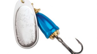 "Blue Fox Classic Vibrax Spinner" — Silver-Chrome Blue — №3