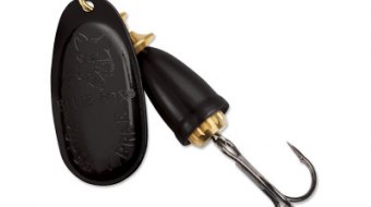 "Blue Fox Classic Vibrax Spinner" — Black-Black — №5