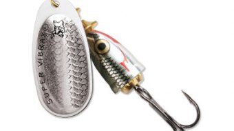 "Blue Fox Classic Vibrax Spinner" — Silver Shiner — №5