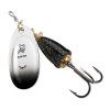 "Blue Fox Classic Vibrax Spinner" — Black Chartreuse Candyback — №2