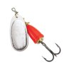 "Blue Fox Classic Vibrax Spinner" — Silver-Fluorescent Red — №1