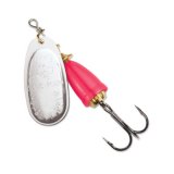 "Blue Fox Classic Vibrax Spinner" — Silver-Hot Pink — №2