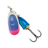 "Blue Fox Classic Vibrax Spinner" — Blue Scale Pink Tip UV — №4
